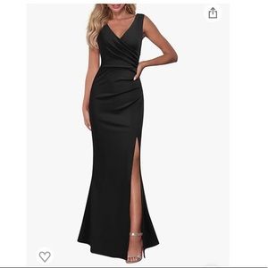 NEVER WORN Black gown